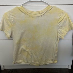 PacSun tie-dye yellow tee